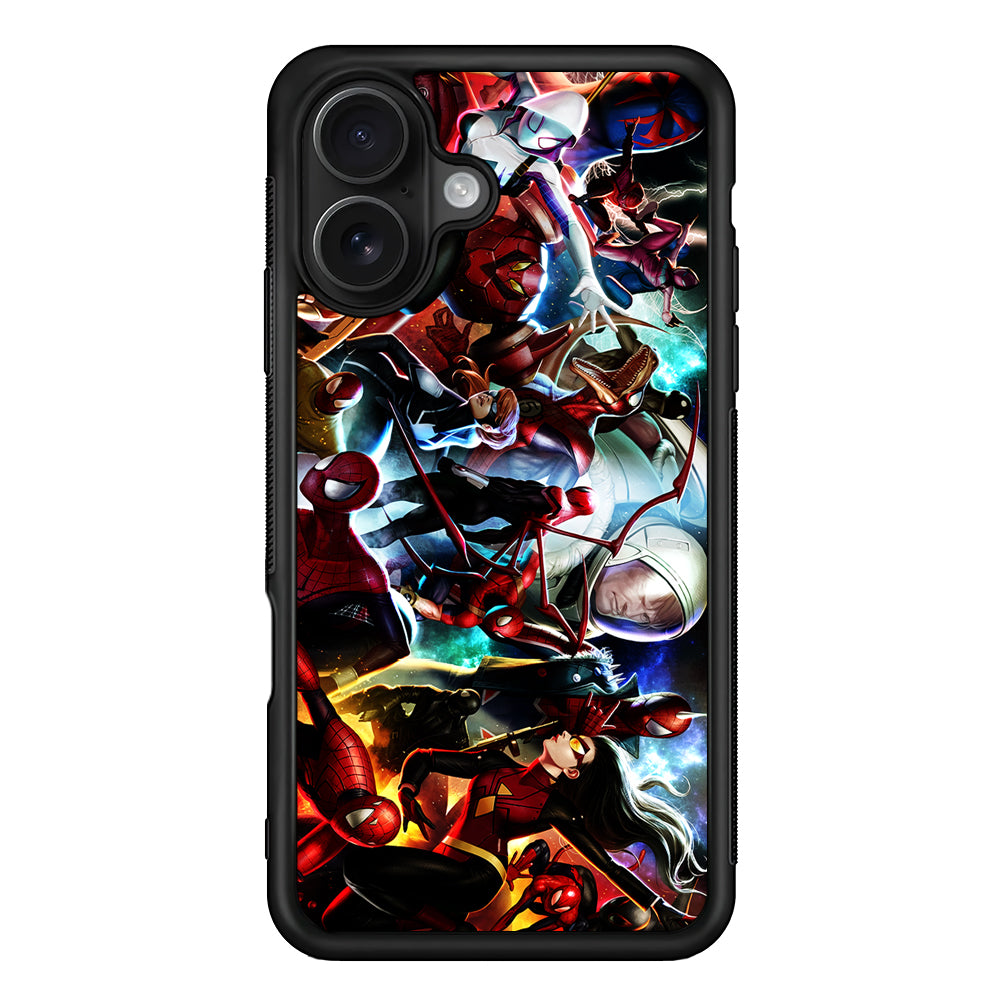 Spiderman Multiverse Collection iPhone 16 Case - Oxvistore