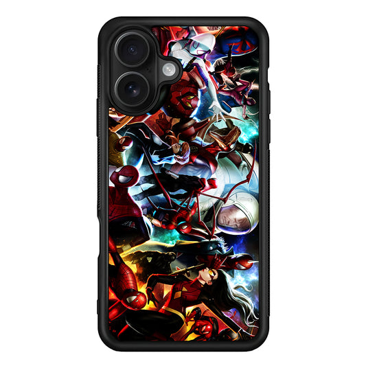 Spiderman Multiverse Collection iPhone 16 Case - Oxvistore