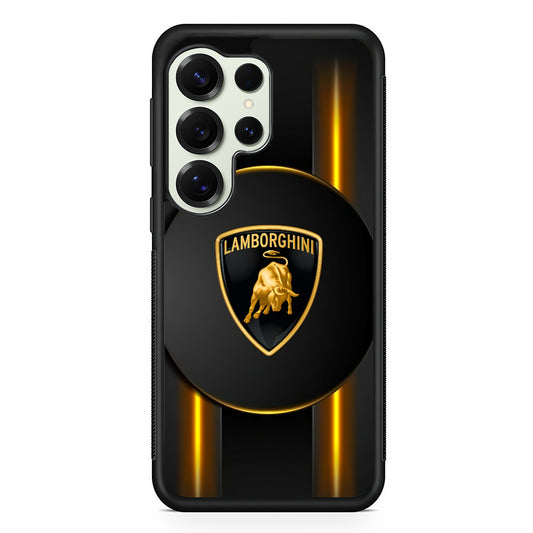 Lamborghini Light Up The Darkness Samsung Galaxy S25 Ultra Case | Durable Rubber Case for Samsung Galaxy S25 Ultra
