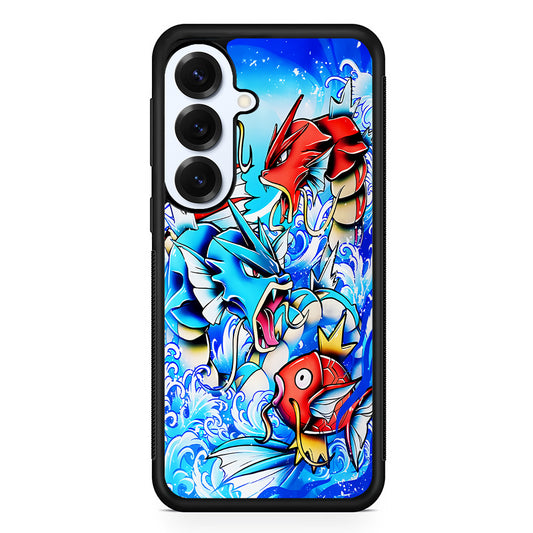 Pokemon Gyrados Magikarp Samsung Galaxy S25 Plus Case | Slim Rubber Cover for Samsung Galaxy S25 Plus