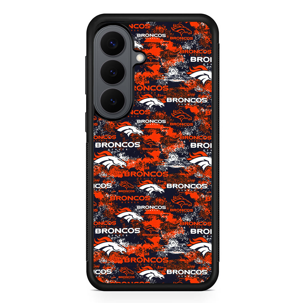 Denver Broncos Patterns Samsung Galaxy S26 Plus Case | Slim Rubber Case for Samsung Galaxy S26 Plus