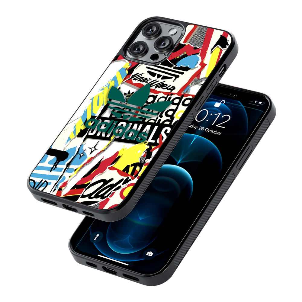 Adidas Paper Brand 2D Rubber Phone Case | Slim Protective Phone Case