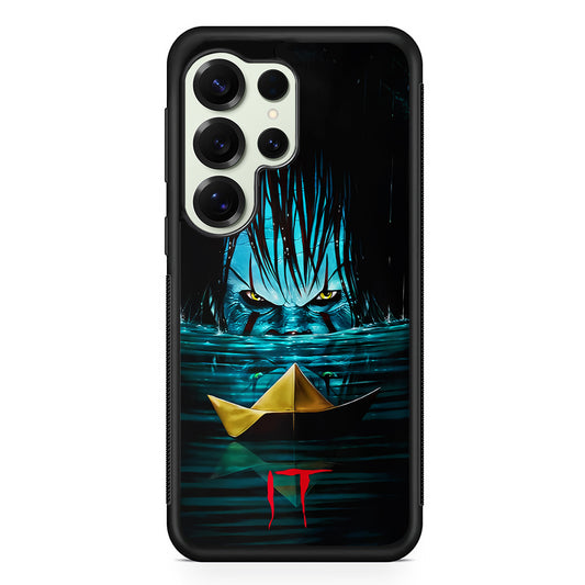 Pennywise IT Poster Art Samsung Galaxy S25 Ultra Case | Durable Rubber Case for Samsung Galaxy S25 Ultra