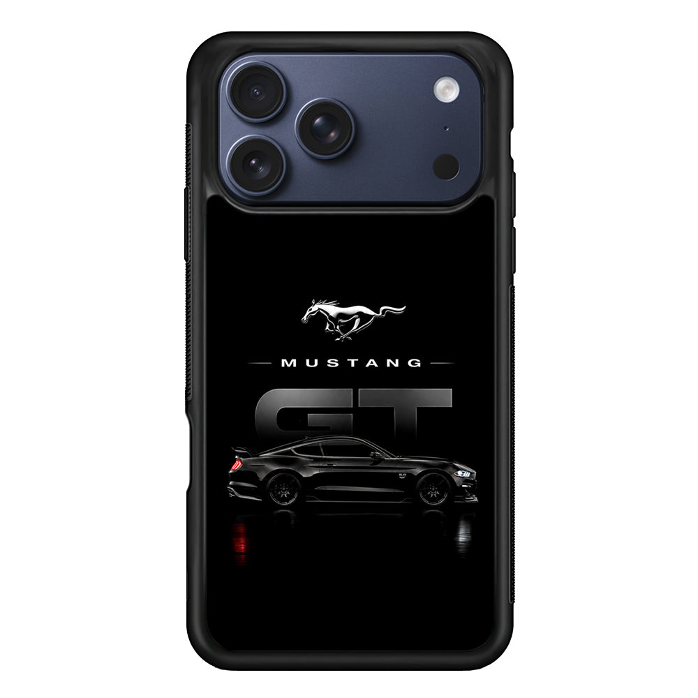 Ford Mustang GT Midnight iPhone 17 Pro Max Case | Slim Rubber Case for iPhone 17 Pro Max