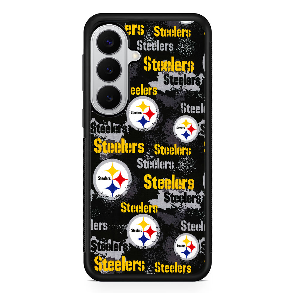 Pittsburgh Steelers Pattern Samsung Galaxy S26 Case | Protective Rubber Cover