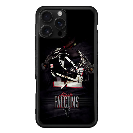 Atlanta Falcons Helmet iPhone 16 Pro Case | Durable Protective Case for iPhone 16 Pro