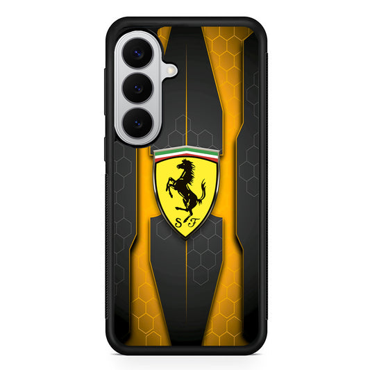 Ferrari Sweet Futuristic Shapes Samsung Galaxy S26 Case | Slim Samsung Galaxy S26 Rubber Case