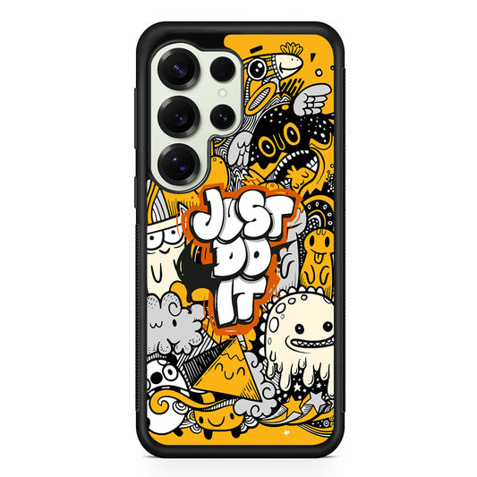 Nike Make Smile with Doodle Samsung Galaxy S25 Ultra Case | Durable Rubber Case for Samsung Galaxy S25 Ultra