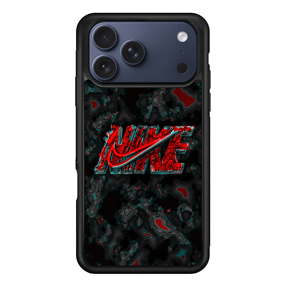 Nike Logo Marble Abstract iPhone 17 Pro Max Case | Durable Rubber Case for iPhone 17 Pro Max