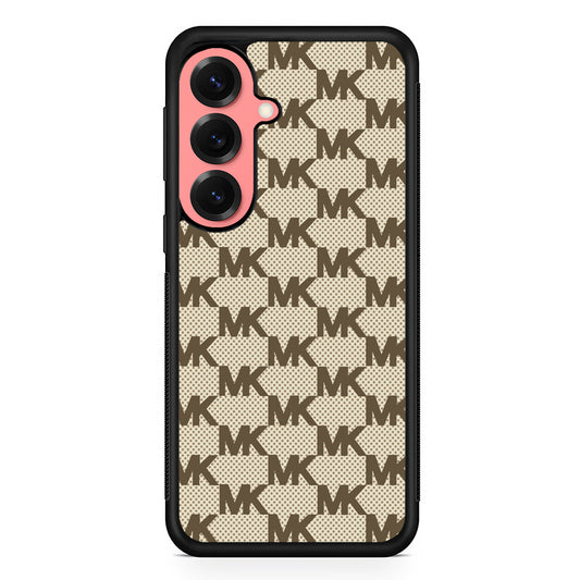 Michael Kors Polka Dot Backdrop Samsung Galaxy S25 Case | Slim Rubber Case for Samsung Galaxy S25