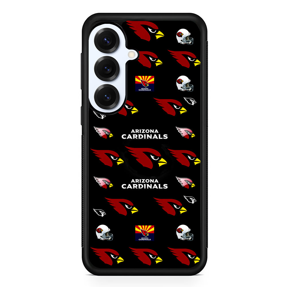 Arizona Cardinals Pattern Samsung Galaxy S25 Plus Case | Slim Rubber Cover for Samsung Galaxy S25 Plus
