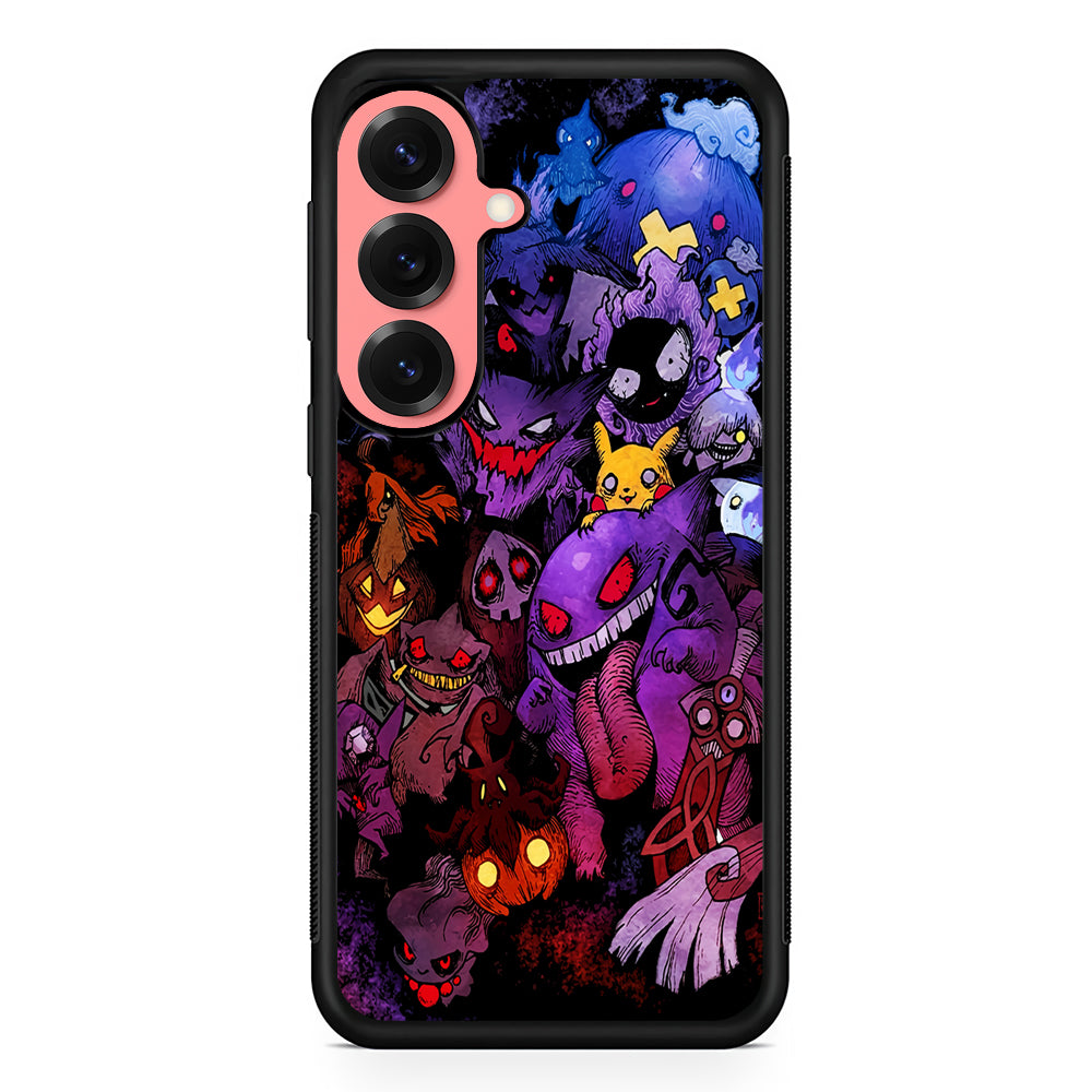 Ghost Type Pokemon Gengar Samsung Galaxy S25 Case | Protective Case for Samsung Galaxy S25