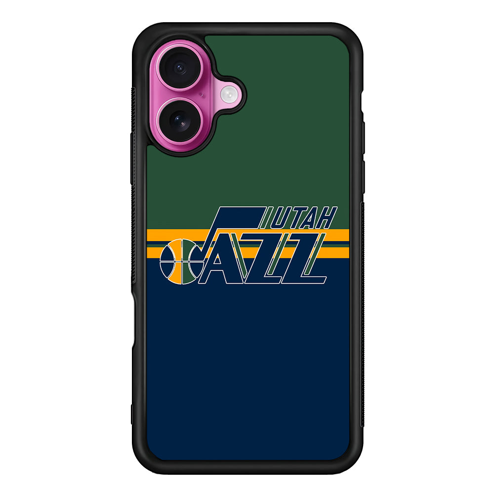 Utah Jazz Logo iPhone 17 Case | Slim Protective Rubber Phone Cover