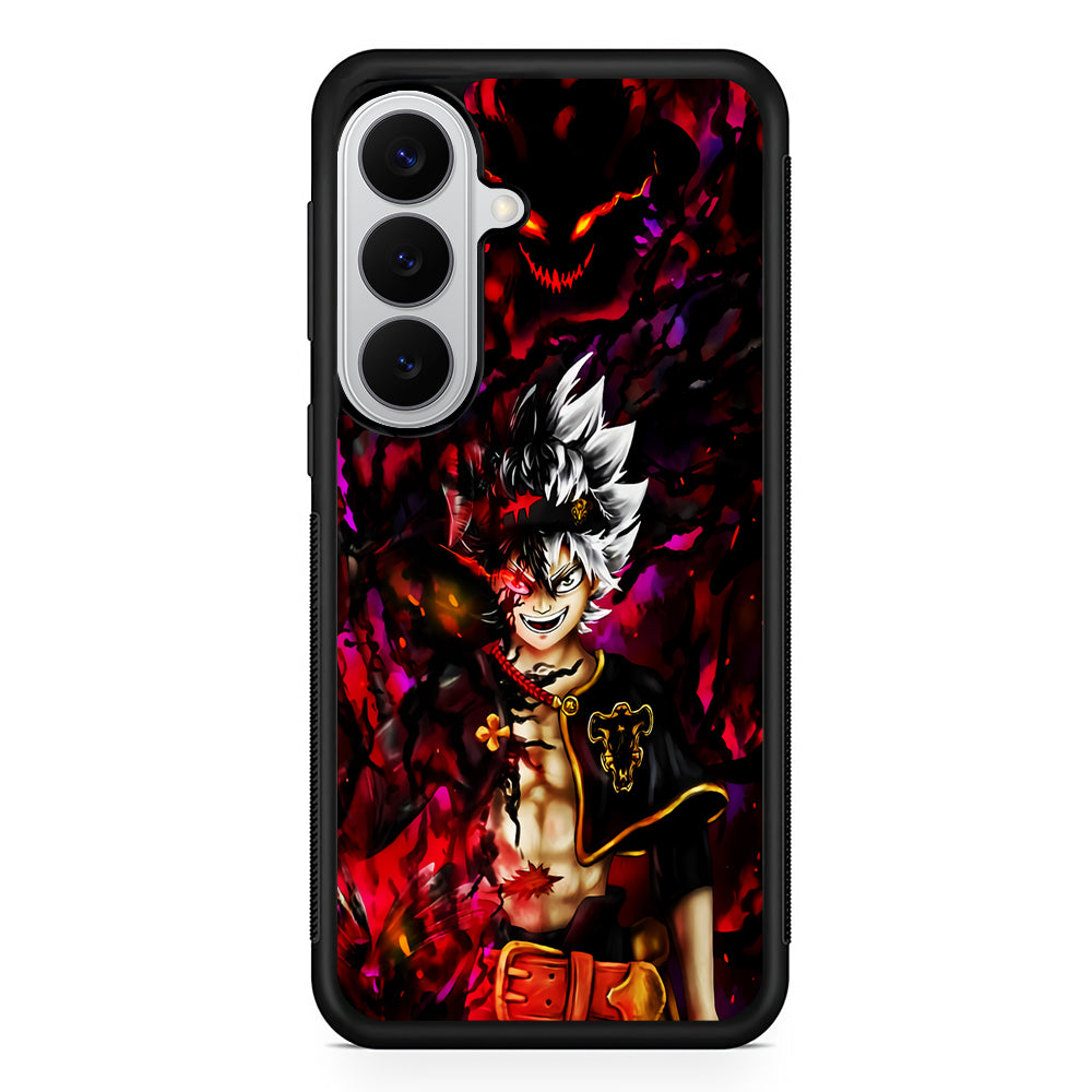 Asta Black Clover Manga Samsung Galaxy S26 Case | Protective Rubber Cover