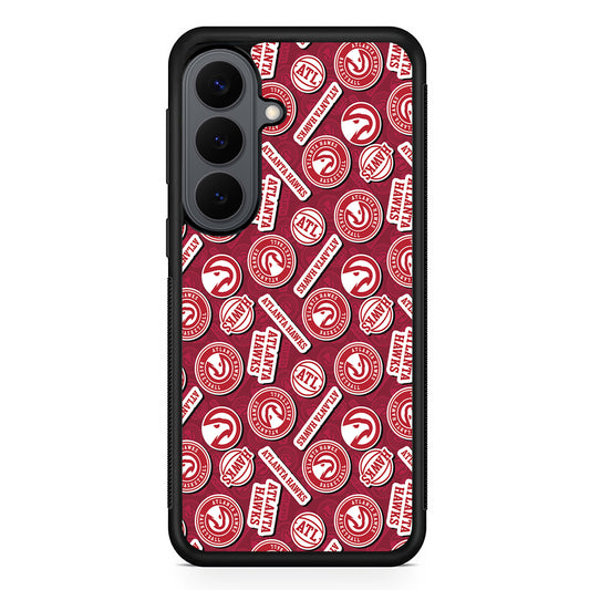 Atlanta Hawks Pattern Samsung Galaxy S26 Plus Case | Slim Rubber Case for Samsung Galaxy S26 Plus