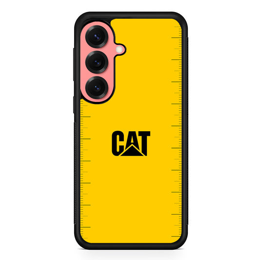 Caterpillar Logo Heavy Duty Samsung Galaxy S25 Case | Slim Rubber Case for Samsung Galaxy S25