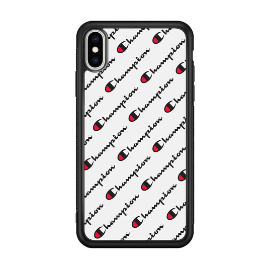 Champion Ebon-Ashgray iPhone Xs Max Case | Slim Rubber Case for iPhone Xs Max