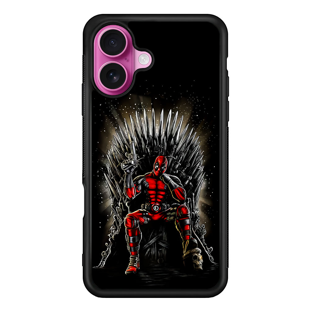 Deadpool The Iron Throne iPhone 17 Case | Slim Protective Rubber Phone Cover