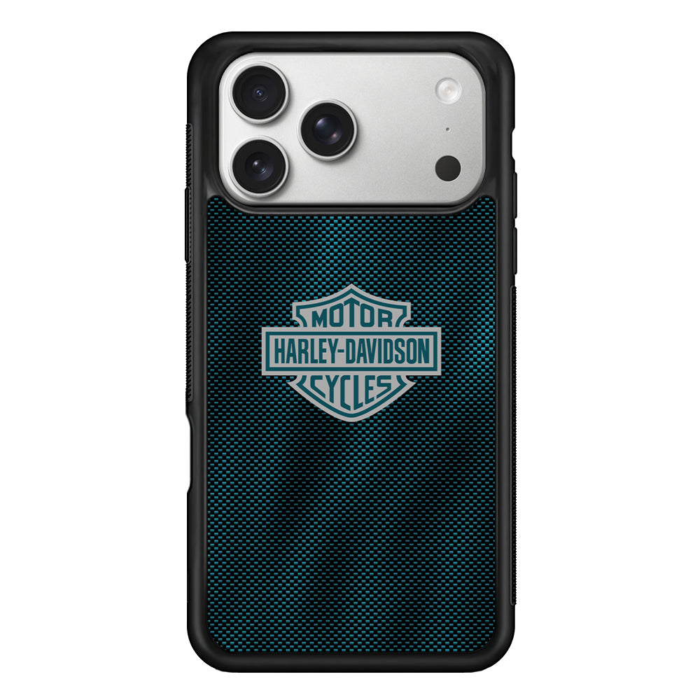 Harley Davidson Shiny Blue Steel iPhone 17 Pro Case | Slim Protective Case for iPhone 17 Pro