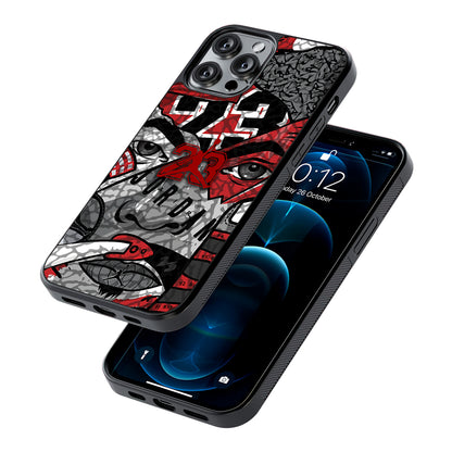Air Jordan Face Without Mask 2D Rubber Phone Case | Slim Protective Phone Case