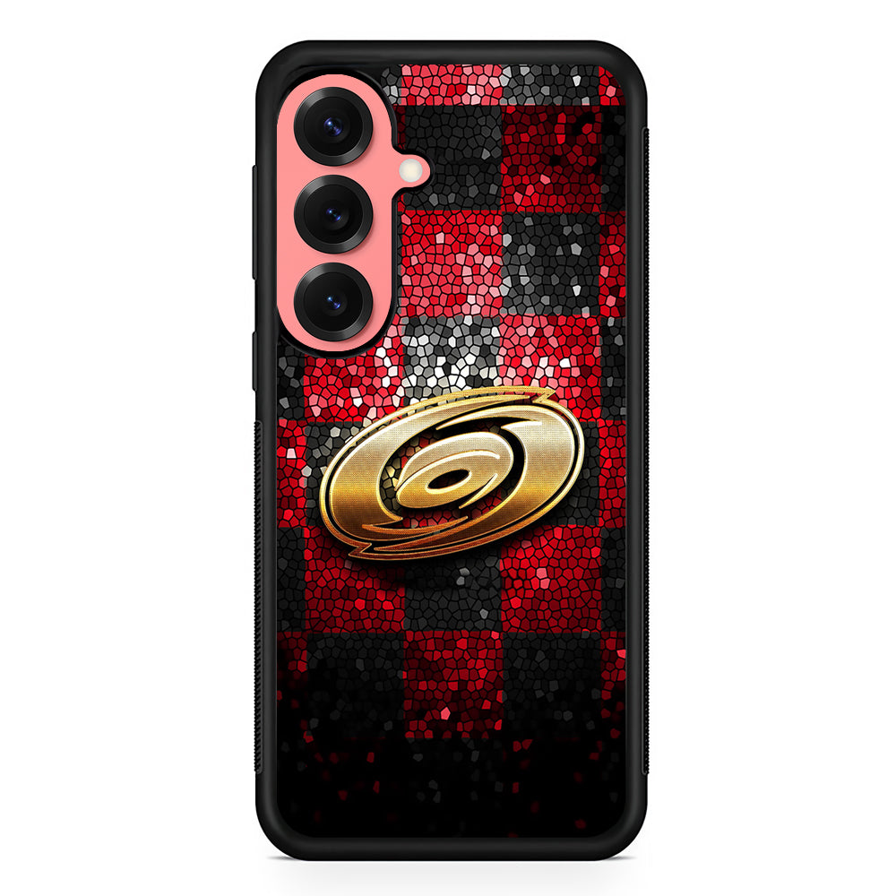 Carolina Hurricanes Glitter Samsung Galaxy S25 Case | Protective Case for Samsung Galaxy S25