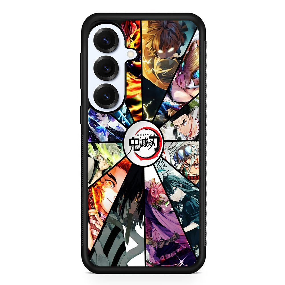 Kimetsu no Yaiba Collage Samsung Galaxy S25 Plus Case | Slim Rubber Cover for Samsung Galaxy S25 Plus