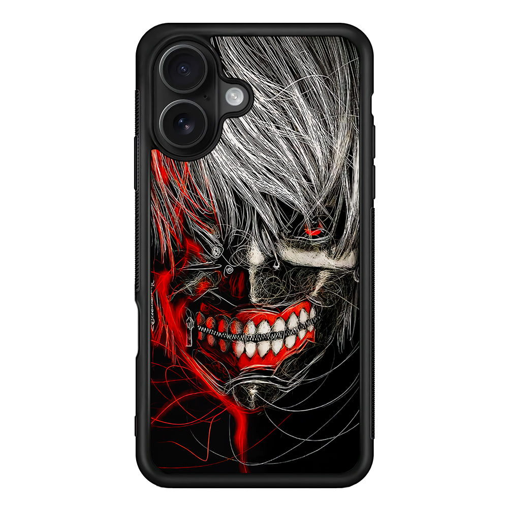 Ken Kaneki Tokyo Ghoul Art iPhone 16 Case - Oxvistore