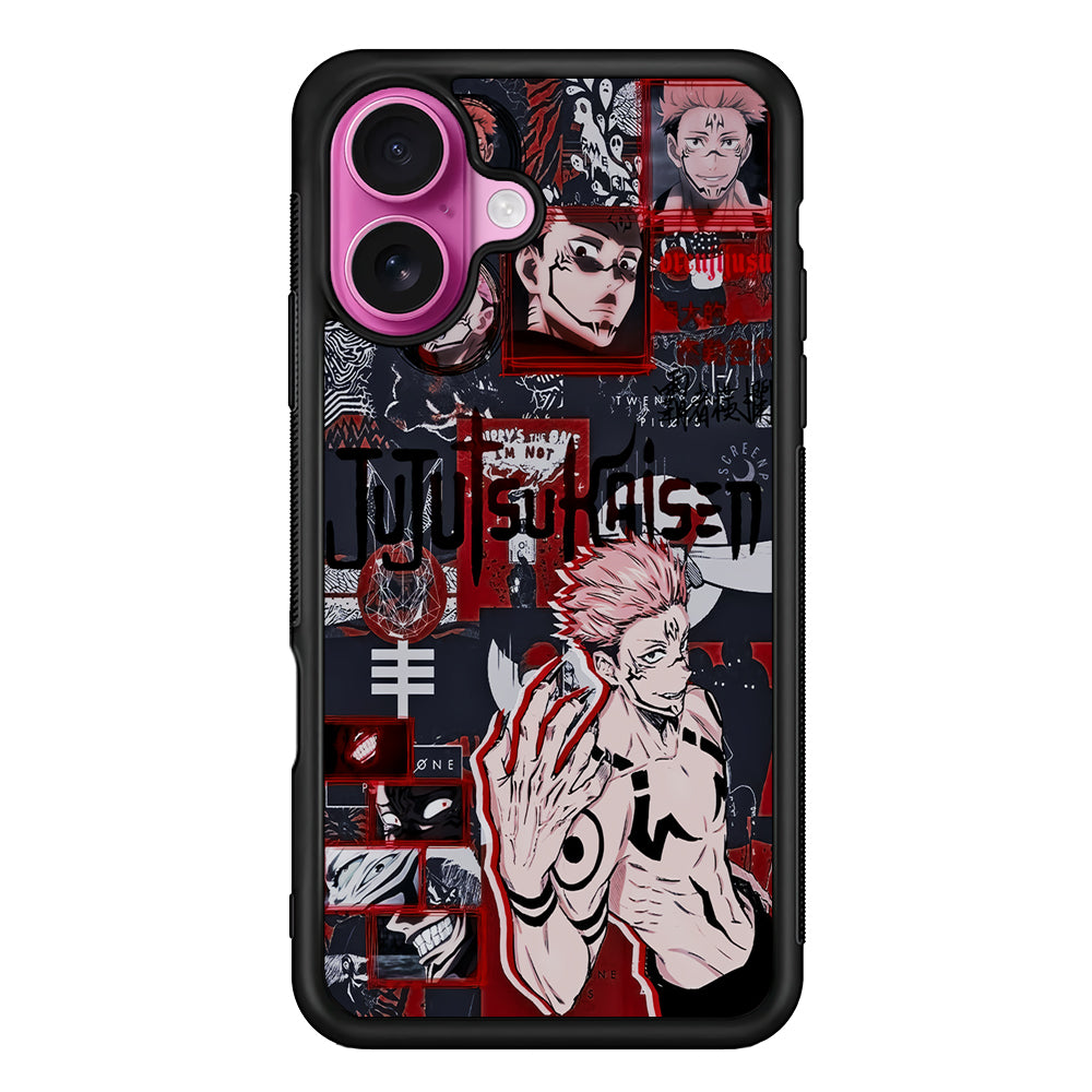 Sukuna Jujutsu Kaisen Aesthetic iPhone 17 Case | Slim Protective Rubber Phone Cover