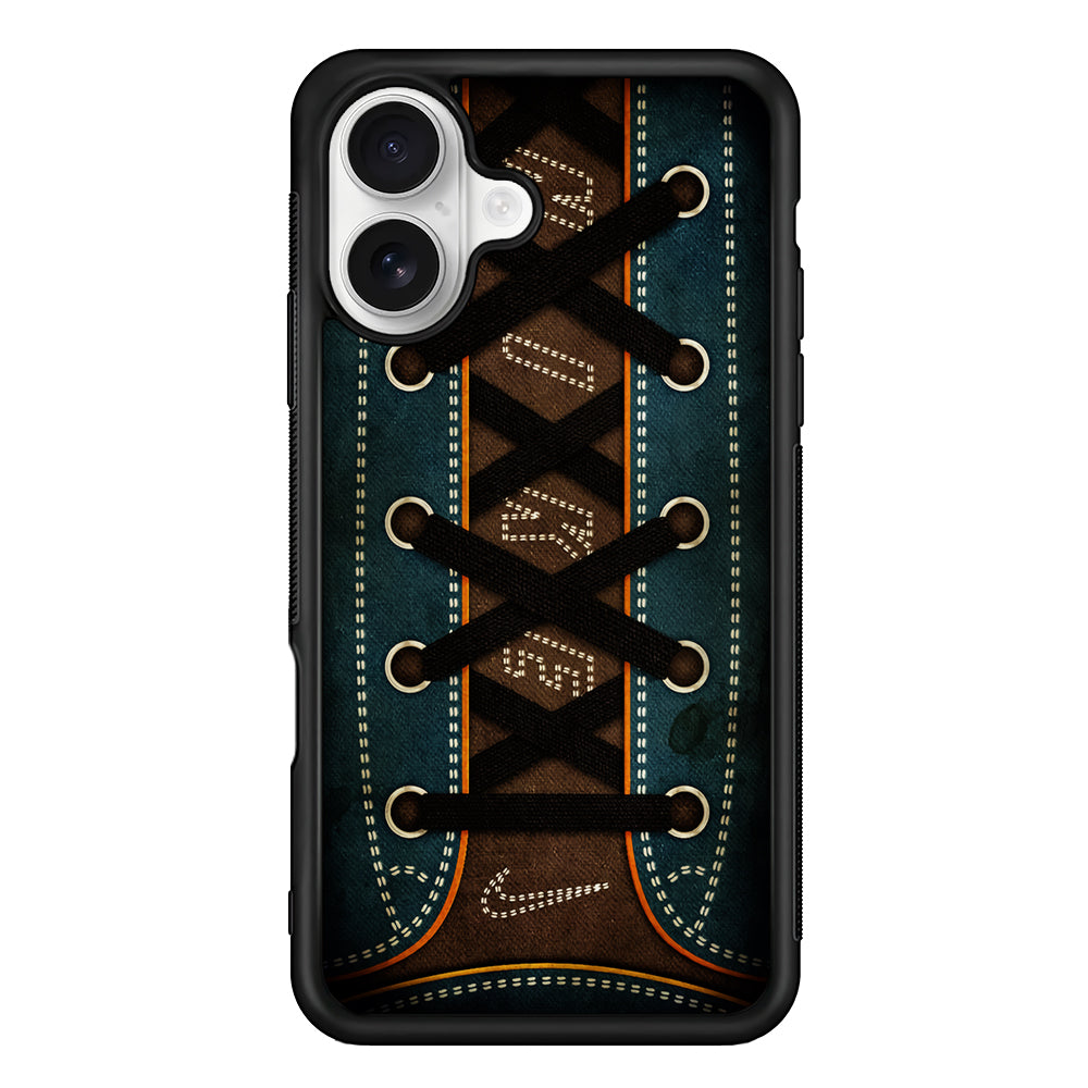 Stitched Sneakers Nike iPhone 16 Plus Case – Slim Fit Protective Phone Case