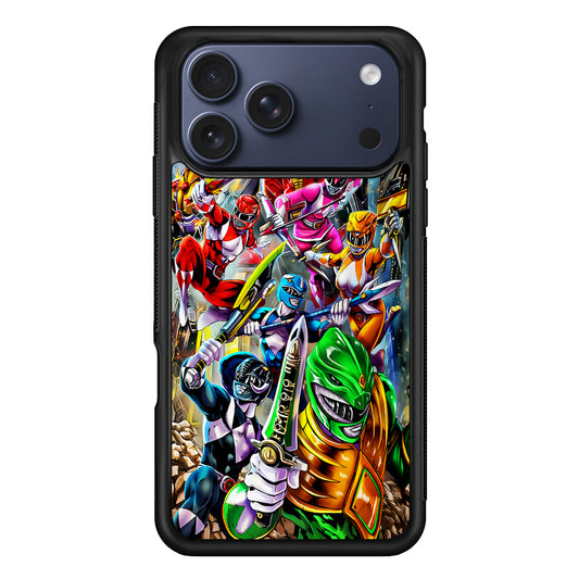 Power Rangers Squad iPhone 17 Pro Max Case | Slim Protective Cover for iPhone 17 Pro Max