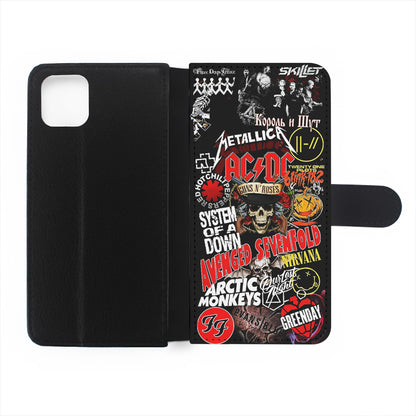 90s Rock Metal Aesthetic Flip Wallet Phone Case