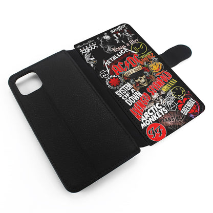 90s Rock Metal Aesthetic Flip Wallet Phone Case