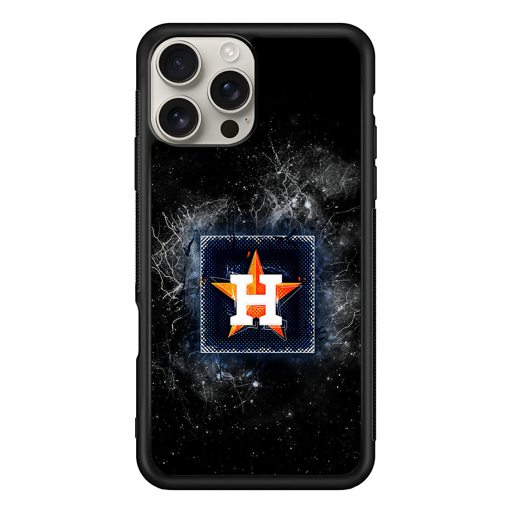 Houston Astros Abstract iPhone 16 Pro Max Case | Stylish Protective Case for iPhone 16 Pro Max