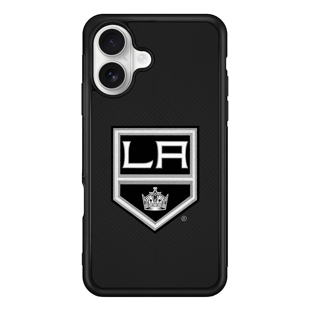 Los Angeles Kings Logo iPhone 16 Plus Case | Durable Protective Rubber Cover