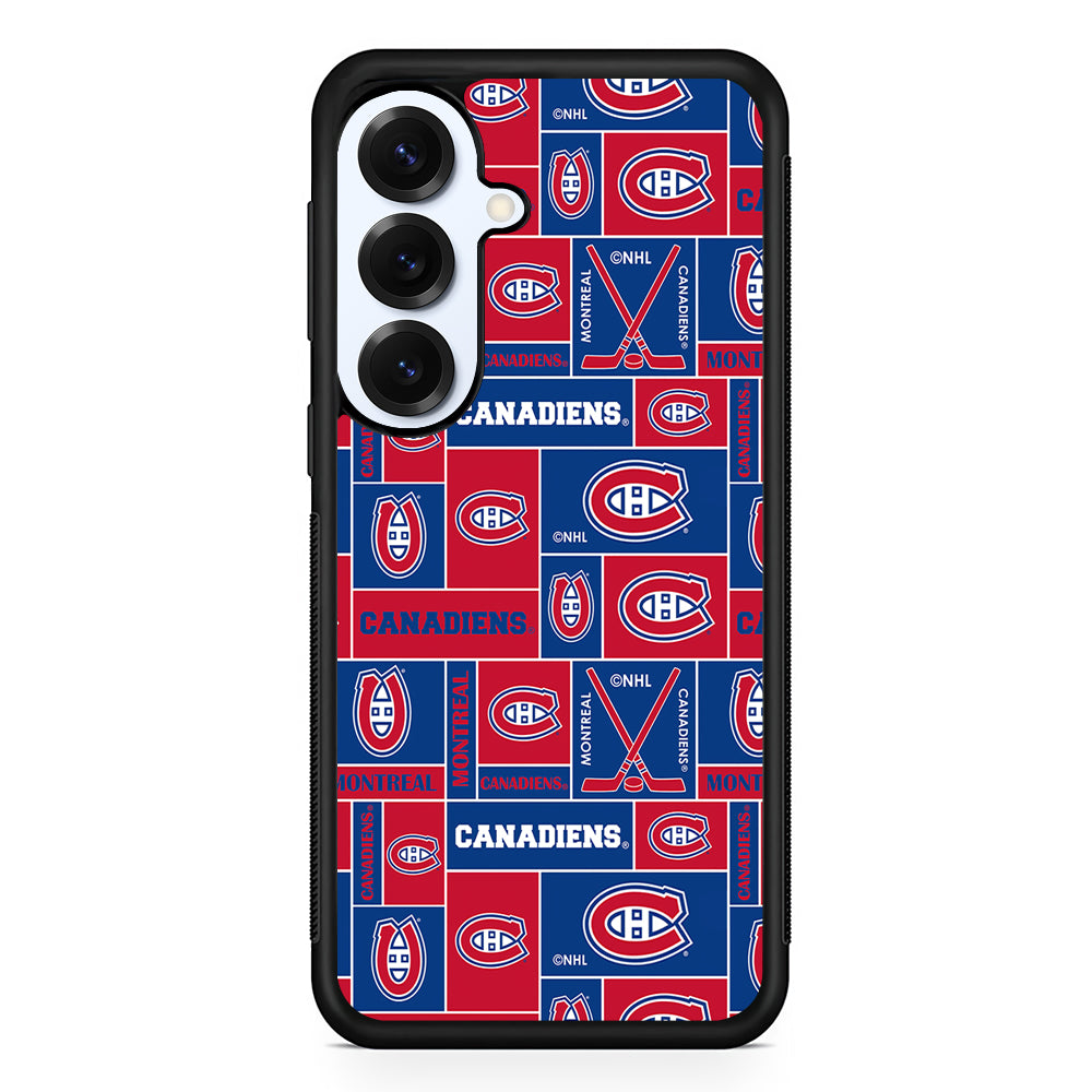 Montreal Canadiens Pattern Samsung Galaxy S25 Plus Case | Slim Rubber Cover for Samsung Galaxy S25 Plus