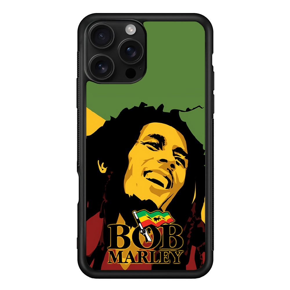 Bob Marley Art Legend Reggae iPhone 16 Pro Case | Durable Protective Case for iPhone 16 Pro