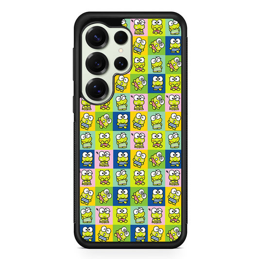 Keroppi Frog Cartoons Pattern Samsung Galaxy S25 Ultra Case | Durable Rubber Case for Samsung Galaxy S25 Ultra