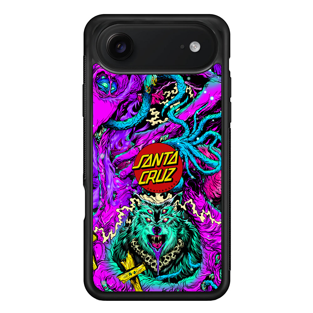 Santa Cruz Skateboard Wolf iPhone 17 Air Case | Slim Rubber Case for iPhone 17 Air