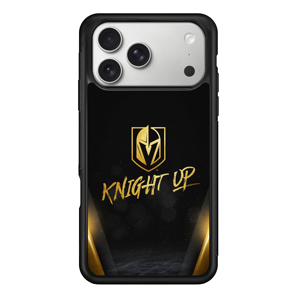 Vegas Golden Knights Up iPhone 17 Pro Case | Slim Rubber Case for iPhone 17 Pro