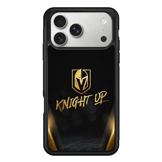 Vegas Golden Knights Up iPhone 17 Pro Case | Slim Rubber Case for iPhone 17 Pro