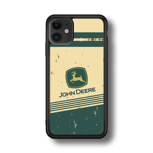 John Deere Retro Plaque iPhone 11 Case | Slim Rubber Case for iPhone 11