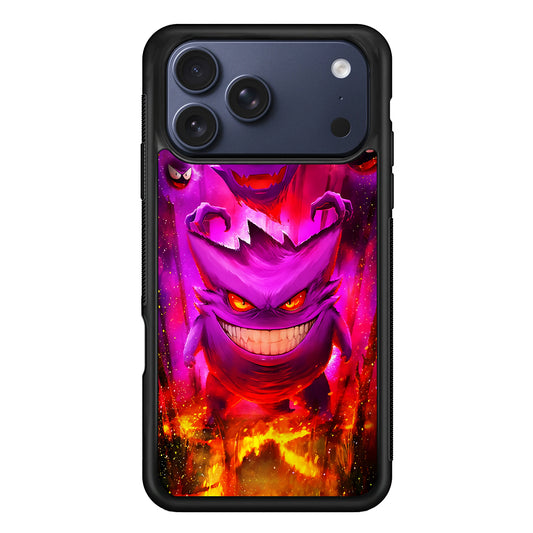 Pokemon Ghost Type Gengar iPhone 17 Pro Max Case | Slim Protective Cover for iPhone 17 Pro Max