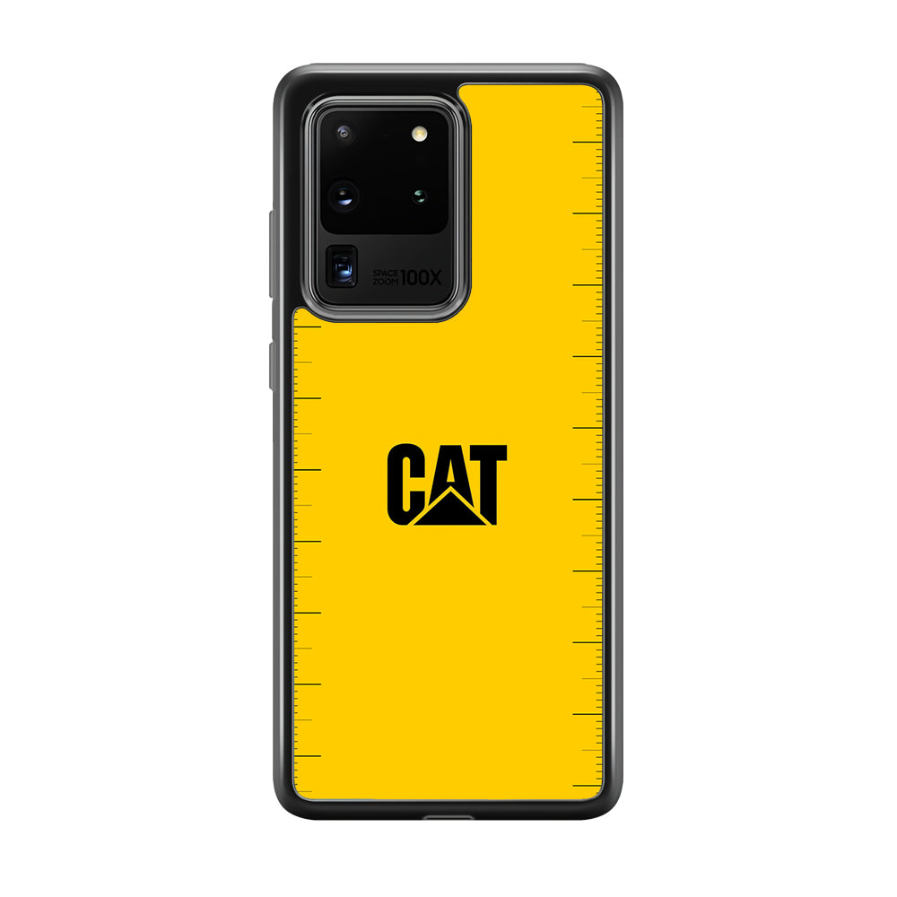 Caterpillar Logo Heavy Duty Samsung Galaxy S20 Ultra Case | Slim Rubber Case for Samsung Galaxy S20 Ultra
