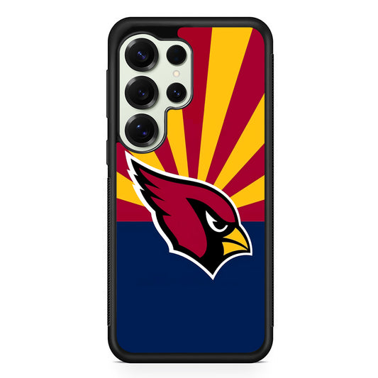 Arizona Cardinals Logo Samsung Galaxy S25 Ultra Case | Durable Rubber Case for Samsung Galaxy S25 Ultra