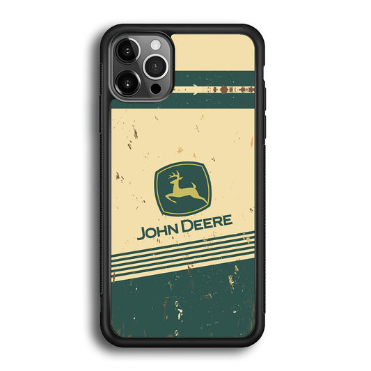 John Deere Retro Plaque iPhone 12 Pro Max Case | Slim Rubber Case for iPhone 12 Pro Max