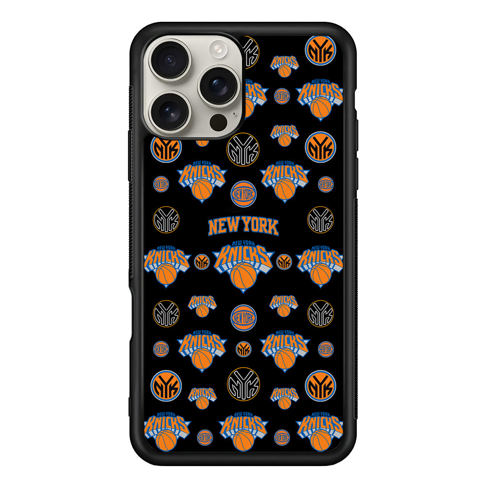 New York Knicks Pattern iPhone 16 Pro Max Case | Stylish Protective Case for iPhone 16 Pro Max
