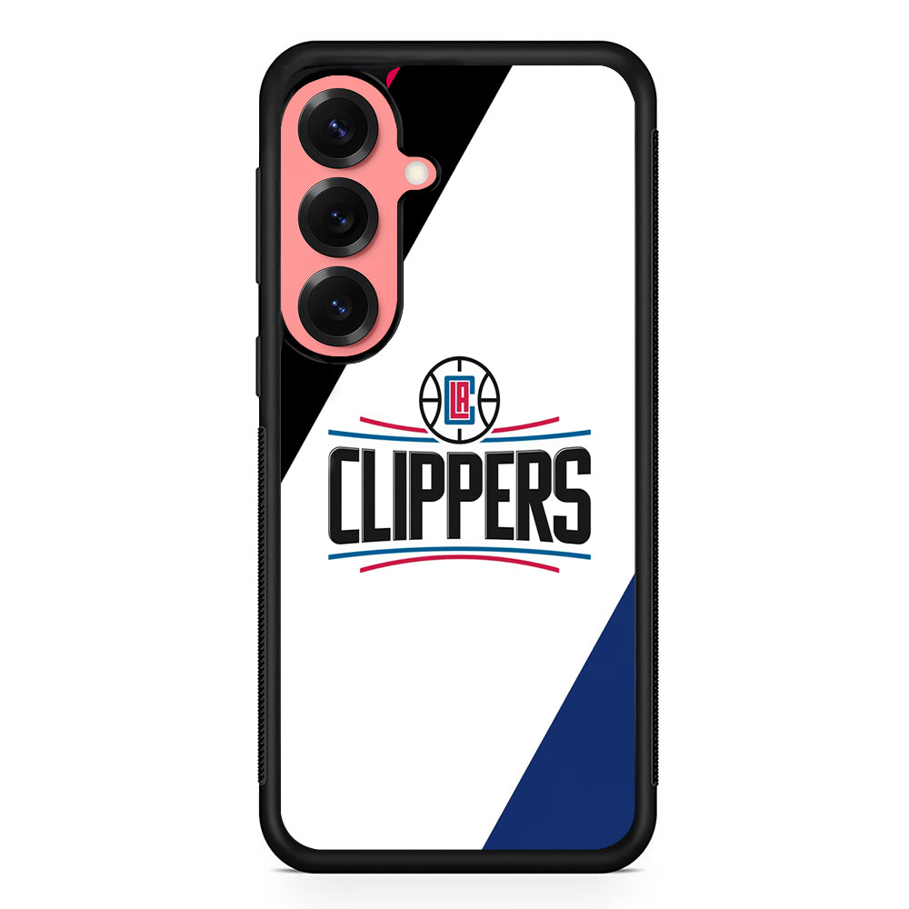 LA Clippers Logo Samsung Galaxy S25 Case | Protective Case for Samsung Galaxy S25