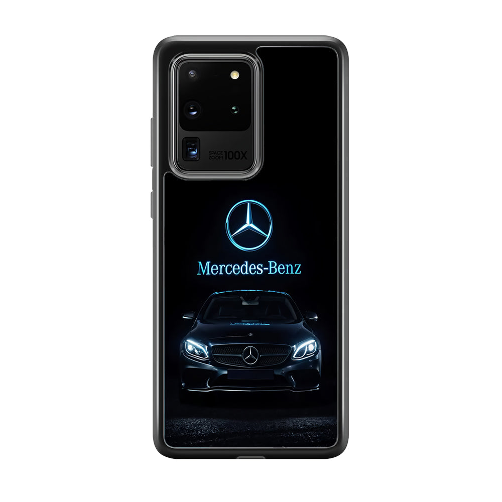 Mercedes-Benz Blue Dark Aesthetic Samsung Galaxy S20 Ultra Case | Slim Rubber Case for Samsung Galaxy S20 Ultra