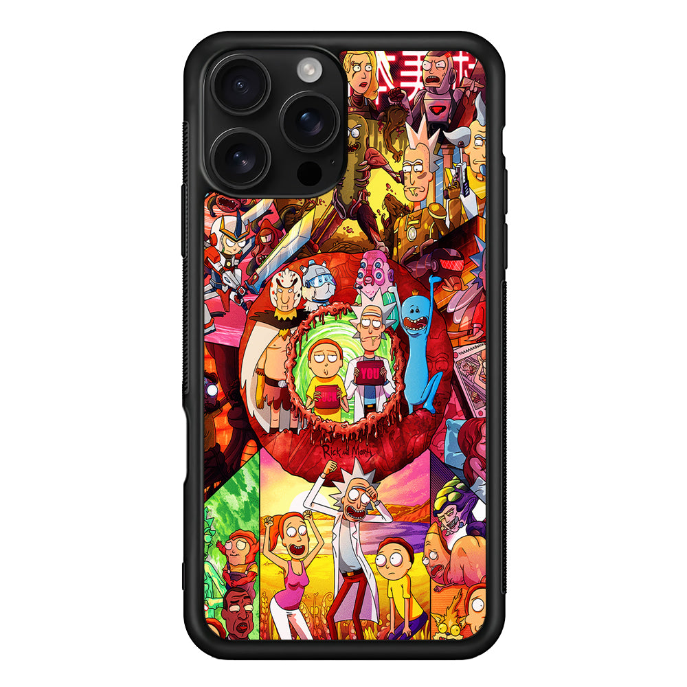 Rick and Morty Best Scene iPhone 16 Pro Case | Durable Protective Case for iPhone 16 Pro