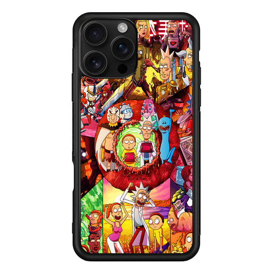 Rick and Morty Best Scene iPhone 16 Pro Case | Durable Protective Case for iPhone 16 Pro